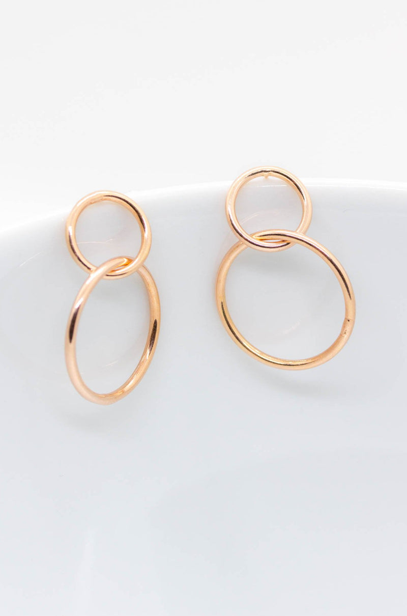 Ohrringe Rosegold Ringe