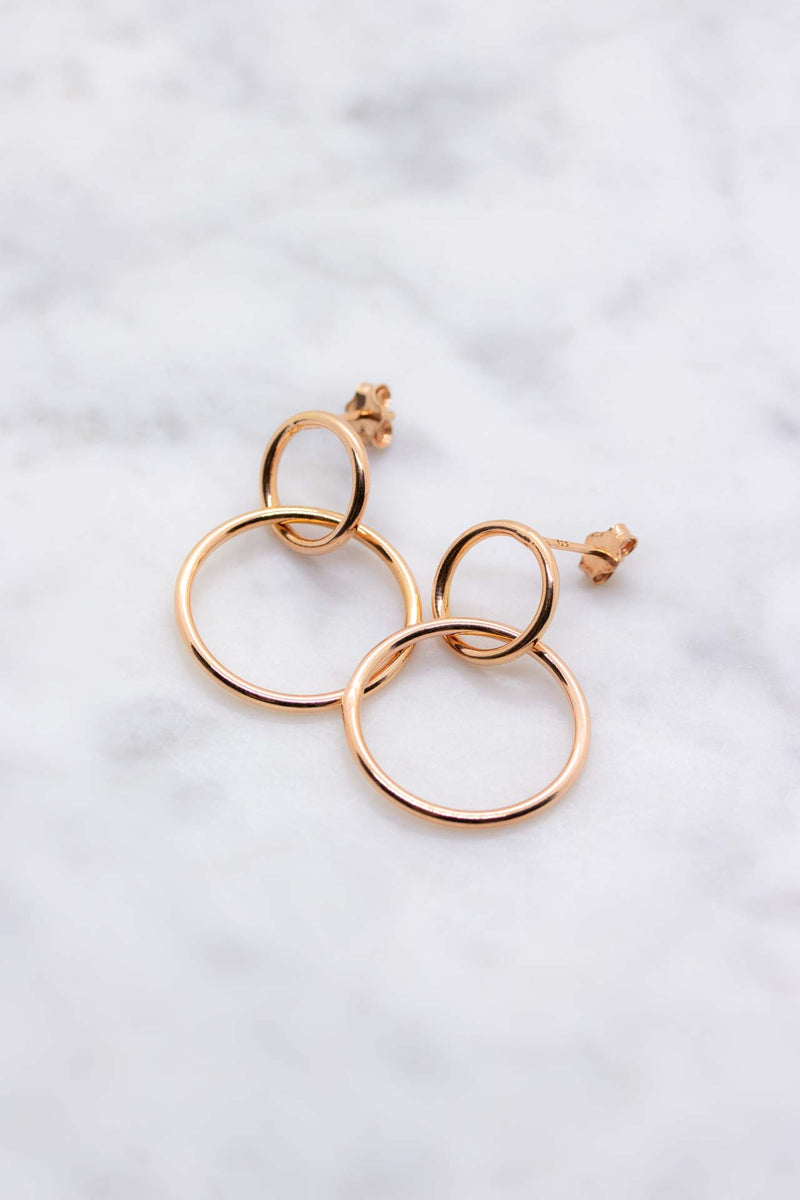 Ohrringe Rosegold Ringe