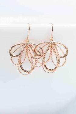 Ohrringe Malaga rosevergoldet - Catalea - Schlichter Schmuck - Minimalistischer Schmuck - Modeschmuck