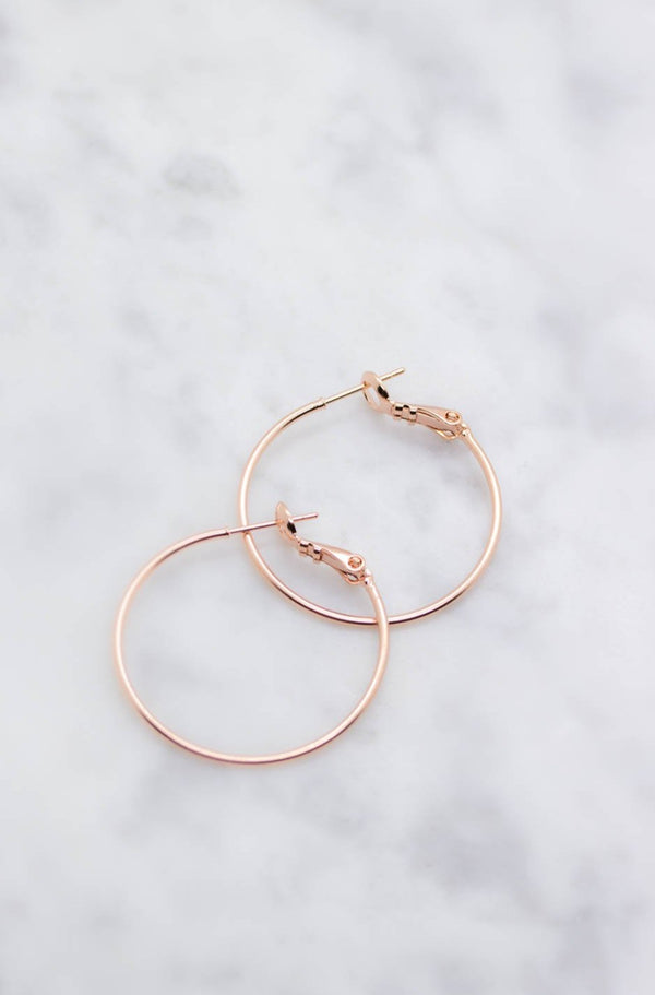 Creolen Rosegold matt