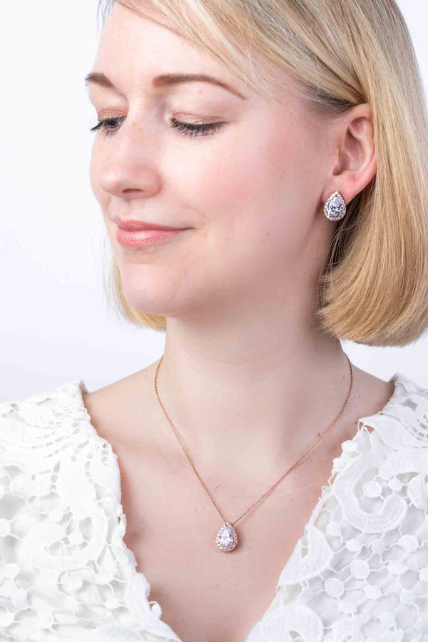 Ohrringe Laval rosevergoldet - Catalea - Schlichter Schmuck - Minimalistischer Schmuck - Modeschmuck