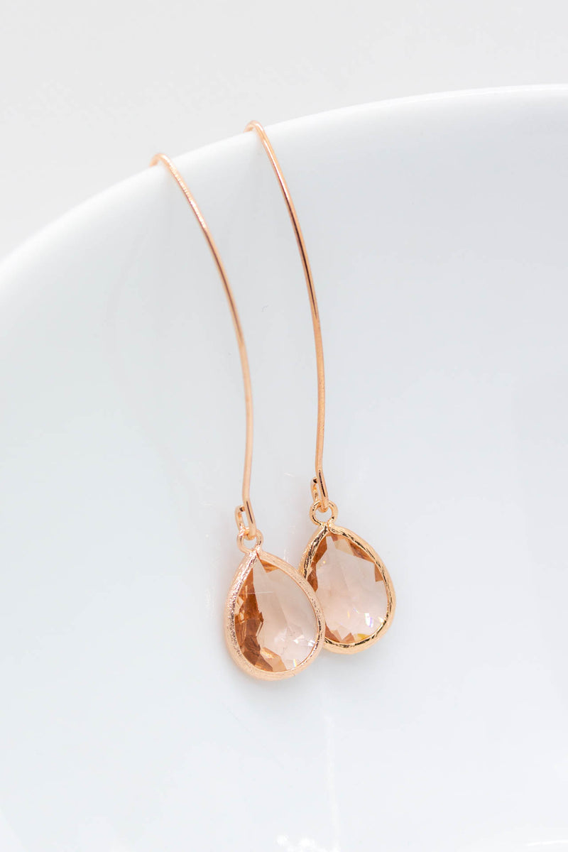 Ohrringe Rosegold Venice, Catalea, schlichter Schmuck, Minimalistischer Schmuck, personalisierter Schmuck