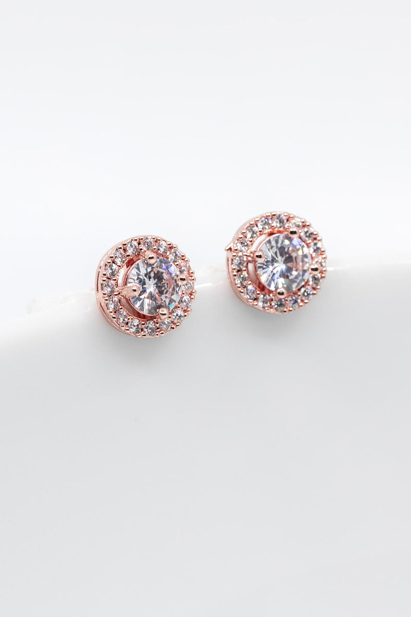 Ohrringe Sevilla rosevergoldet - Catalea - Schlichter Schmuck - Minimalistischer Schmuck - Modeschmuck