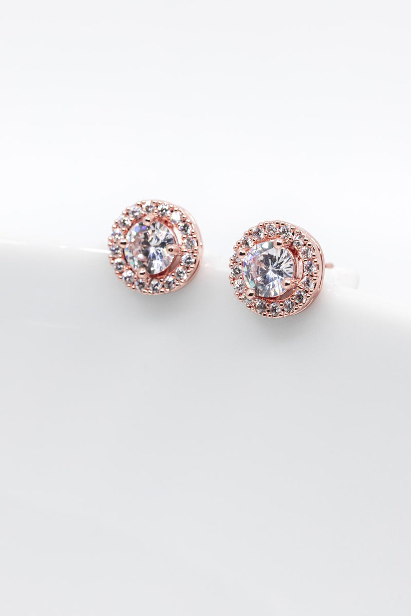 Ohrringe Sevilla rosevergoldet - Catalea - Schlichter Schmuck - Minimalistischer Schmuck - Modeschmuck