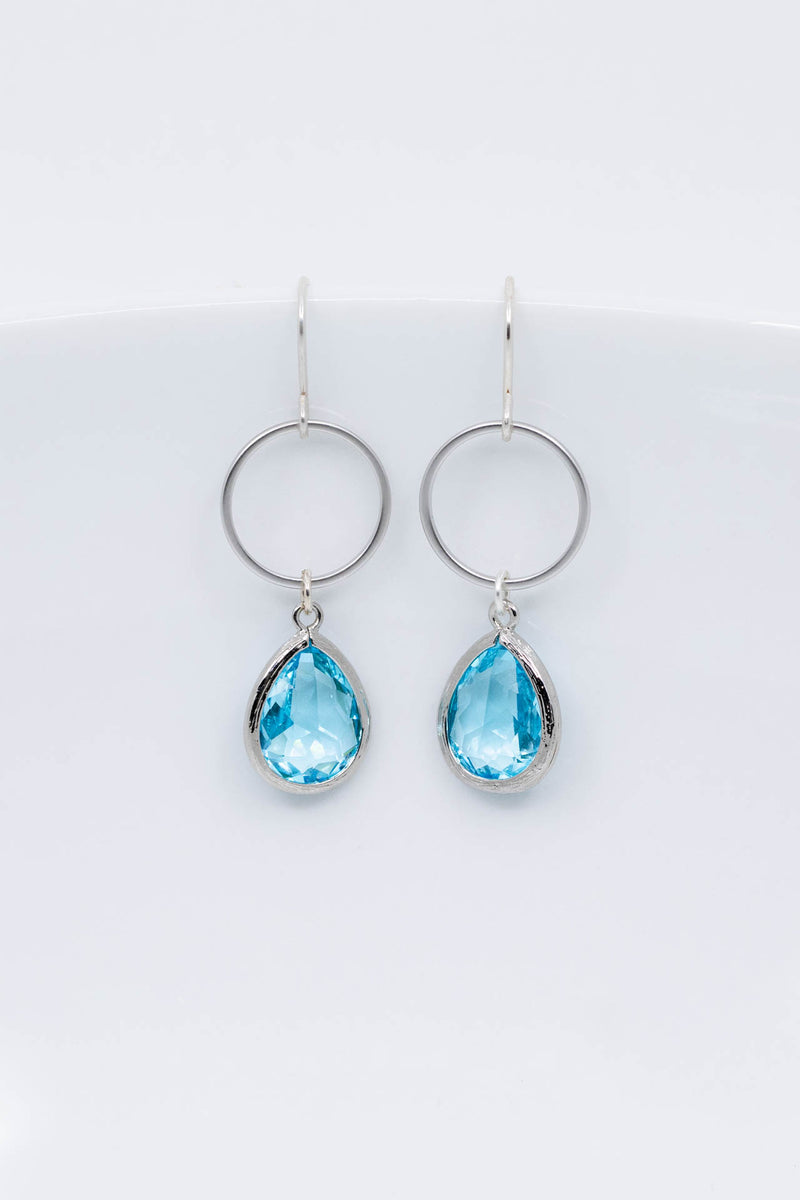 Schmuckset Silber Aquamarin Toulouse