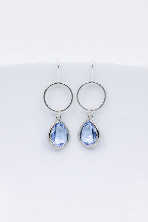 Schmuckset Silber Hellblau Toulouse