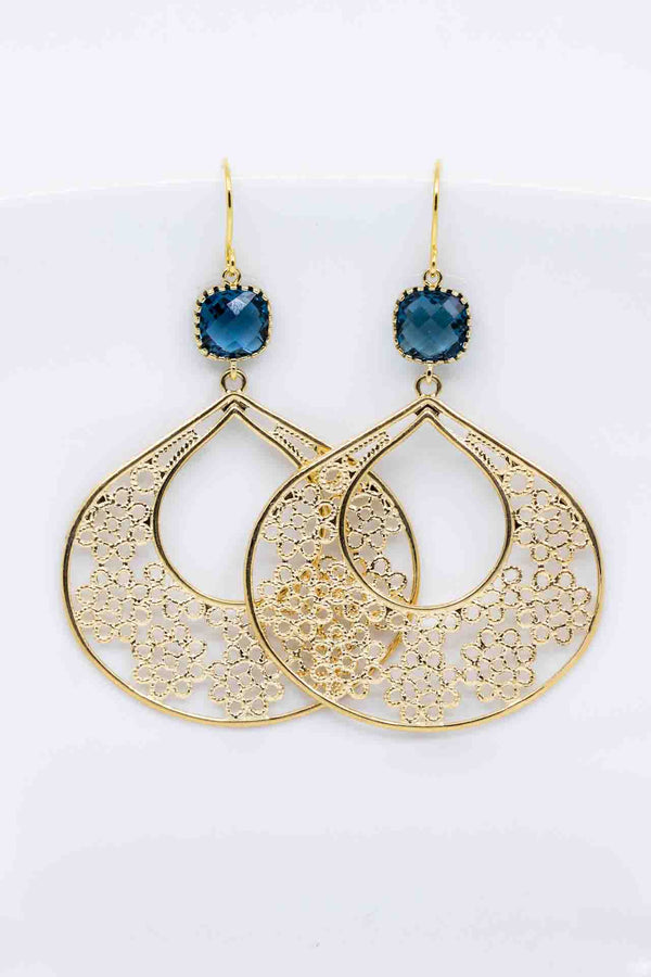 Ohrringe Boho Blau