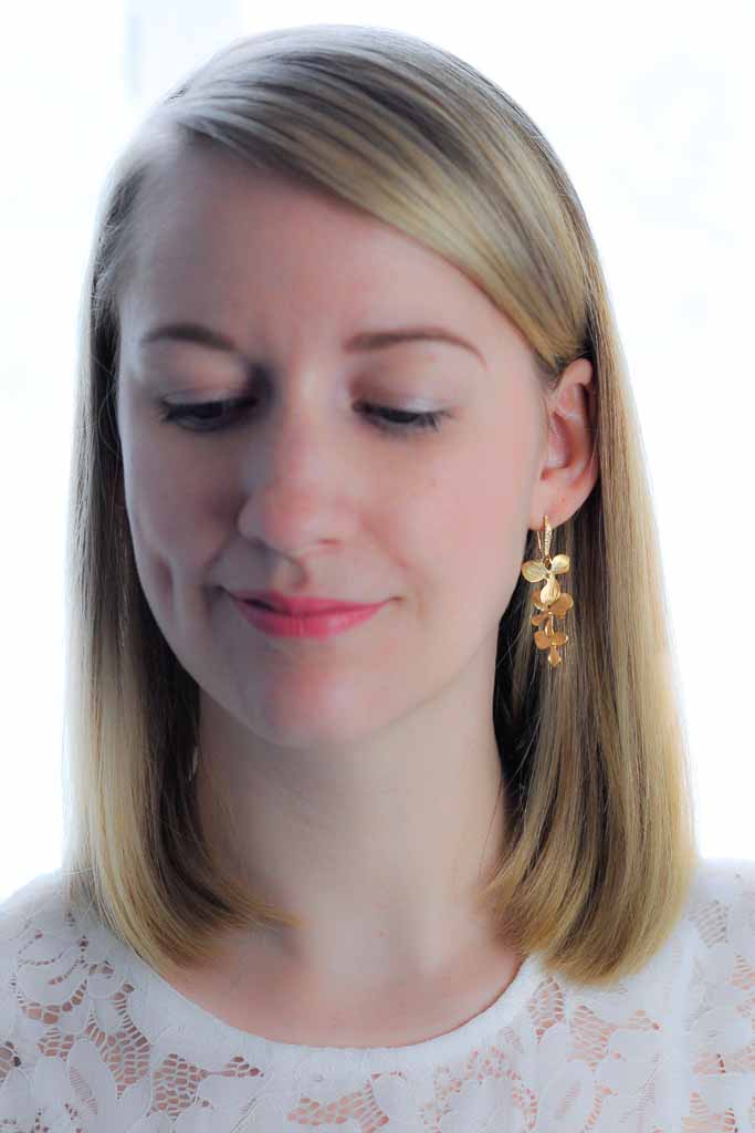 Ohrringe Madeira vergoldet Blumen - Catalea - Schlichter Schmuck - Minimalistischer Schmuck - Modeschmuck