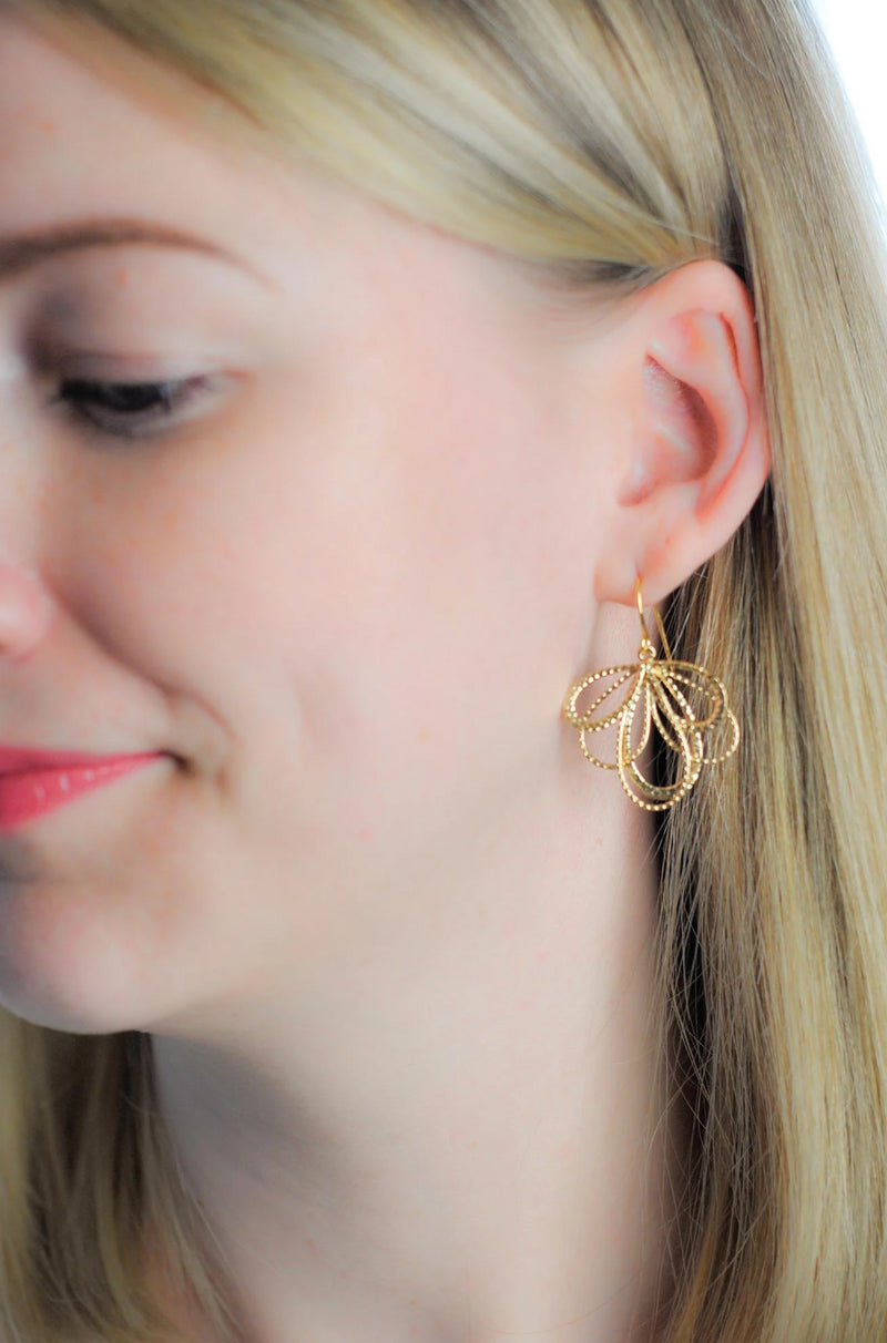 Ohrringe Malaga vergoldet - Catalea - Schlichter Schmuck - Minimalistischer Schmuck - Modeschmuck
