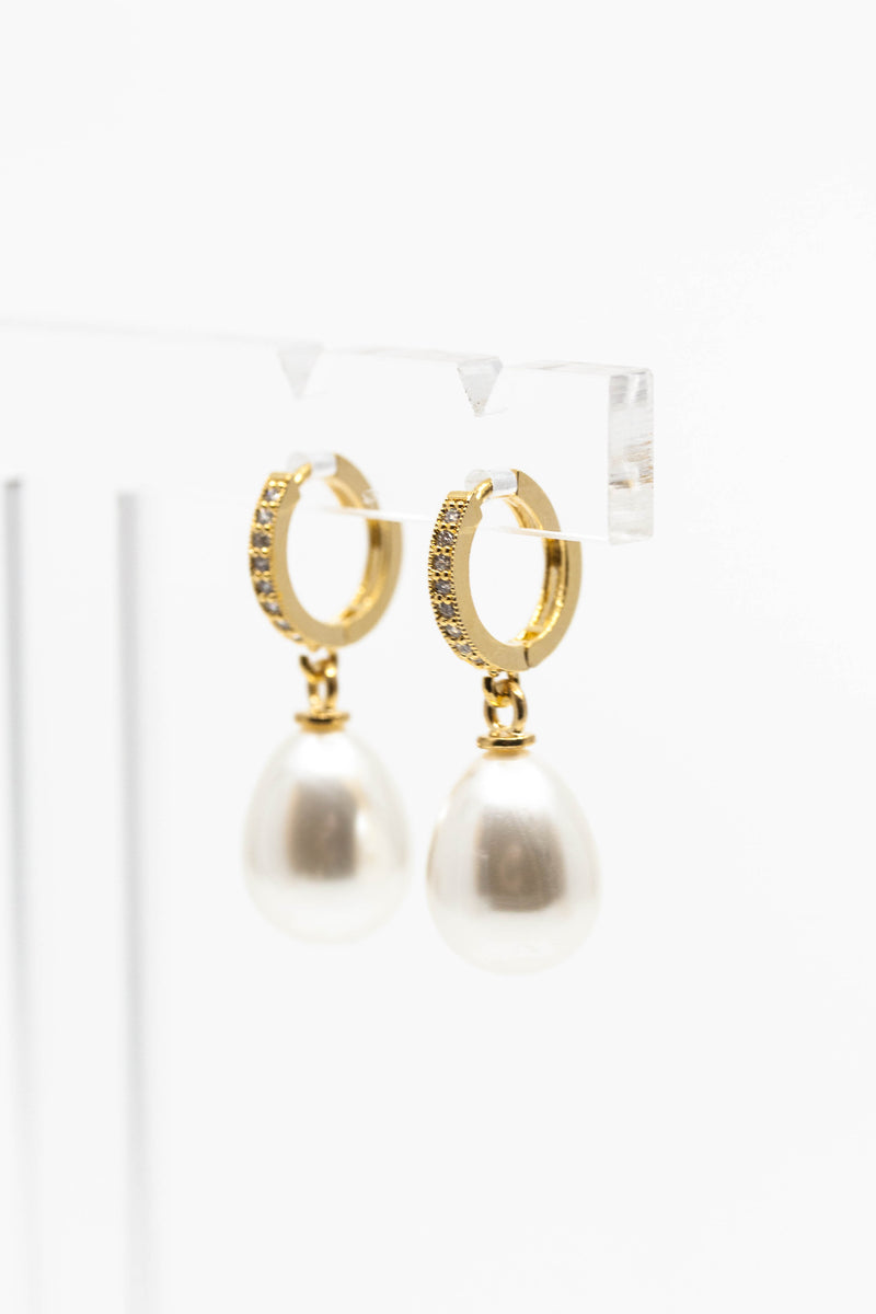 Ohrringe Montreal vergoldet Perlen - Catalea - Schlichter Schmuck - Minimalistischer Schmuck - Modeschmuck