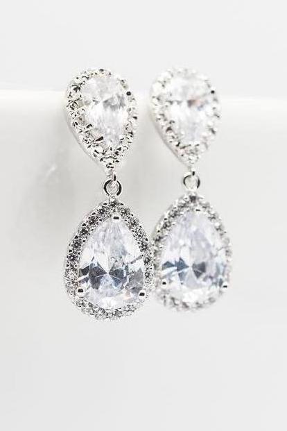 Ohrringe Lyon versilbert - Catalea - Schlichter Schmuck - Minimalistischer Schmuck - Modeschmuck
