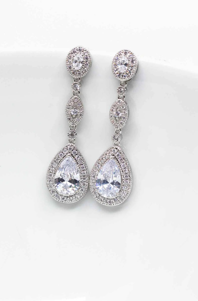 Ohrringe Madison versilbert - Catalea - Schlichter Schmuck - Minimalistischer Schmuck - Modeschmuck