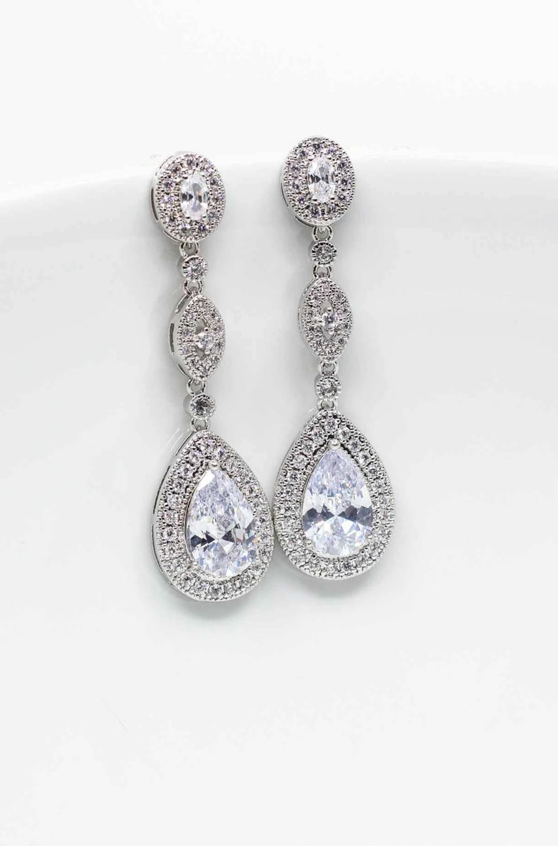 Ohrringe Madison versilbert - Catalea - Schlichter Schmuck - Minimalistischer Schmuck - Modeschmuck