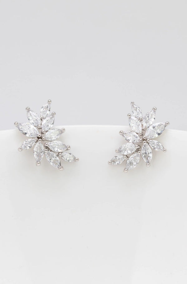 Ohrstecker Nizza versilbert - Catalea - Schlichter Schmuck - Minimalistischer Schmuck - Modeschmuck