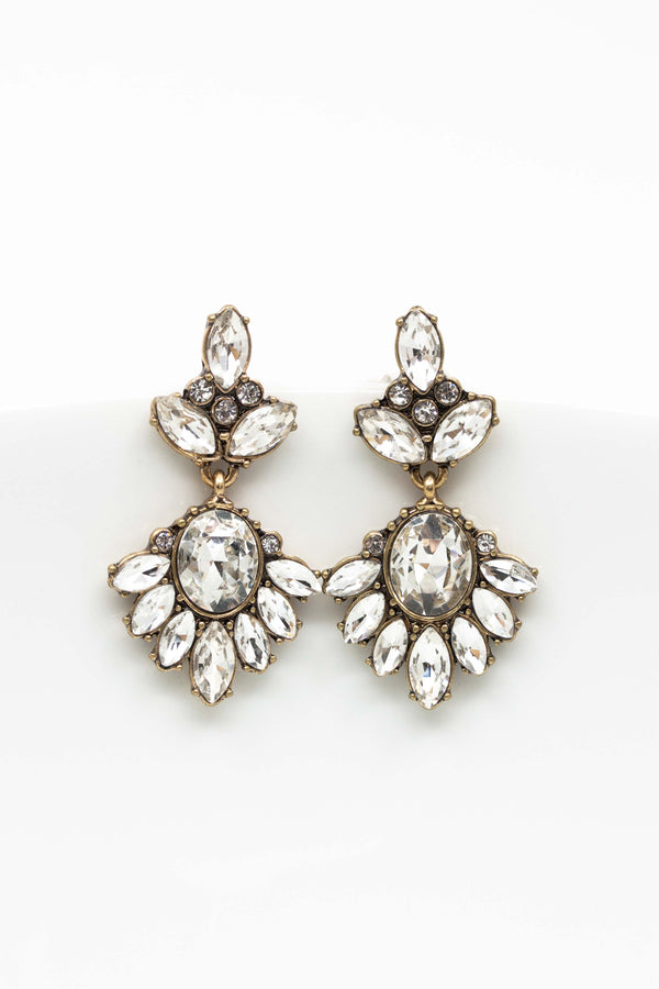 Ohrringe Louisiana vergoldet Vintage - Catalea - Schlichter Schmuck - Minimalistischer Schmuck - Modeschmuck