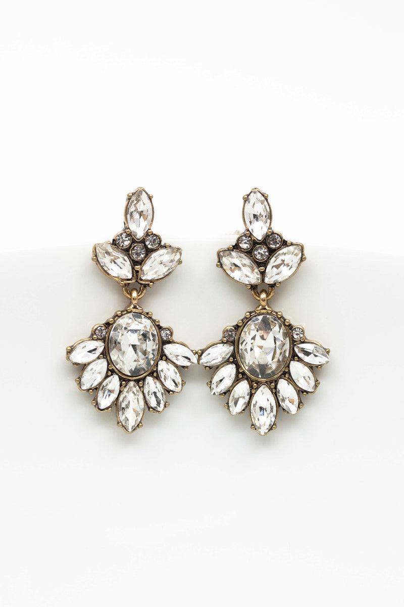 Ohrringe Louisiana vergoldet Vintage - Catalea - Schlichter Schmuck - Minimalistischer Schmuck - Modeschmuck