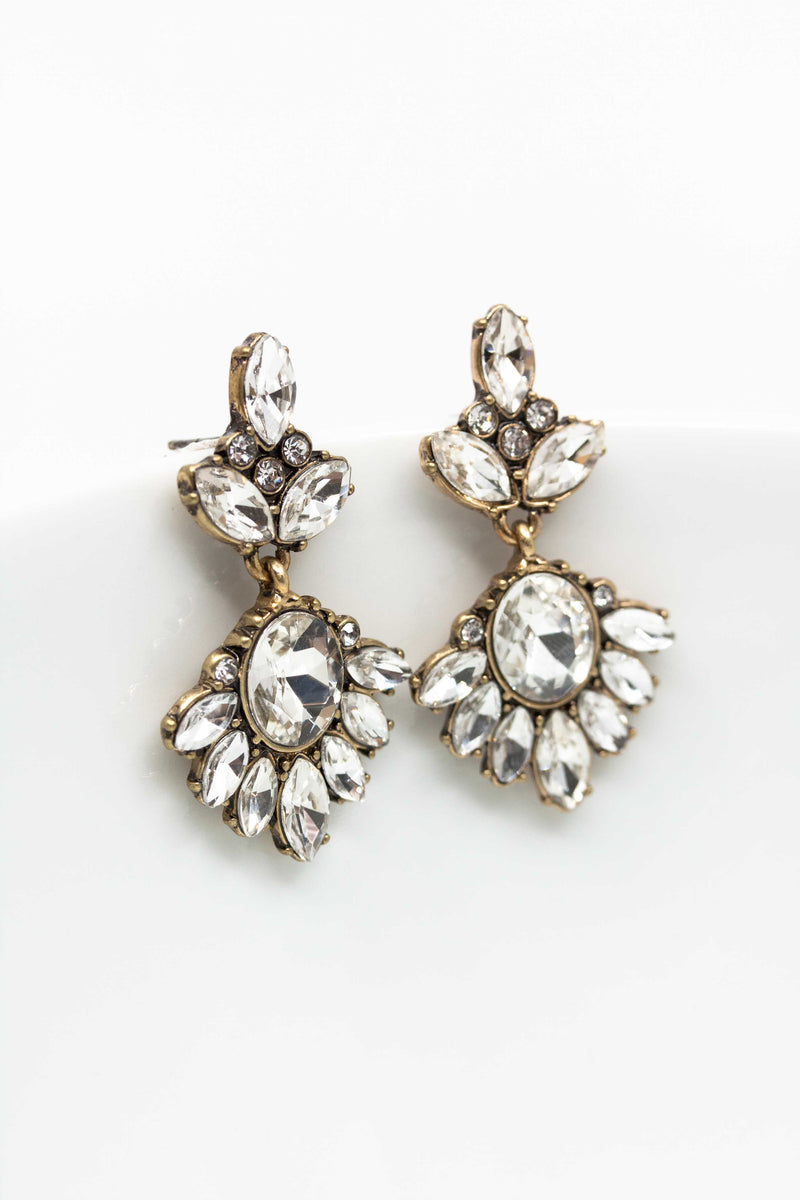 Ohrringe Louisiana vergoldet Vintage - Catalea - Schlichter Schmuck - Minimalistischer Schmuck - Modeschmuck