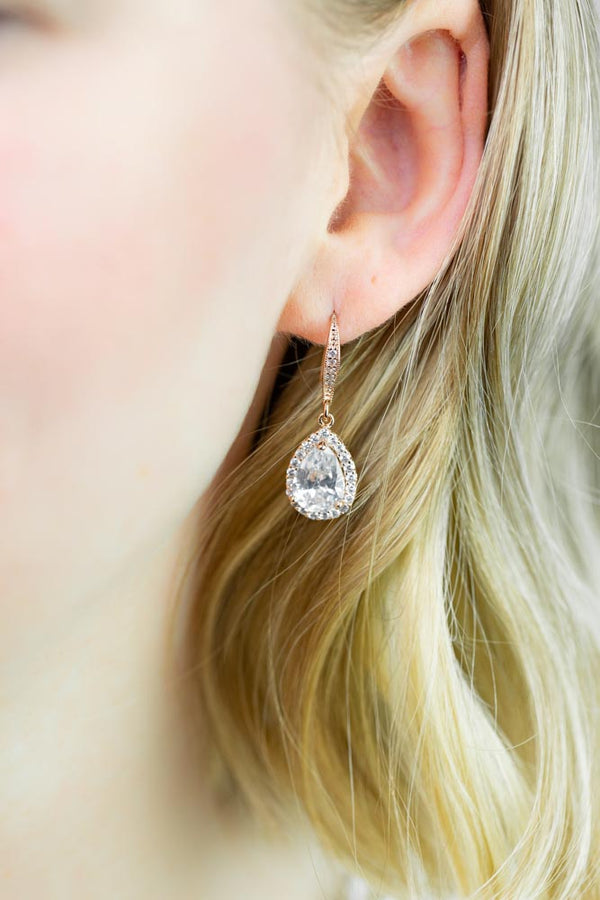 Ohrringe Paris rosevergoldet - Catalea - Schlichter Schmuck - Minimalistischer Schmuck - Modeschmuck
