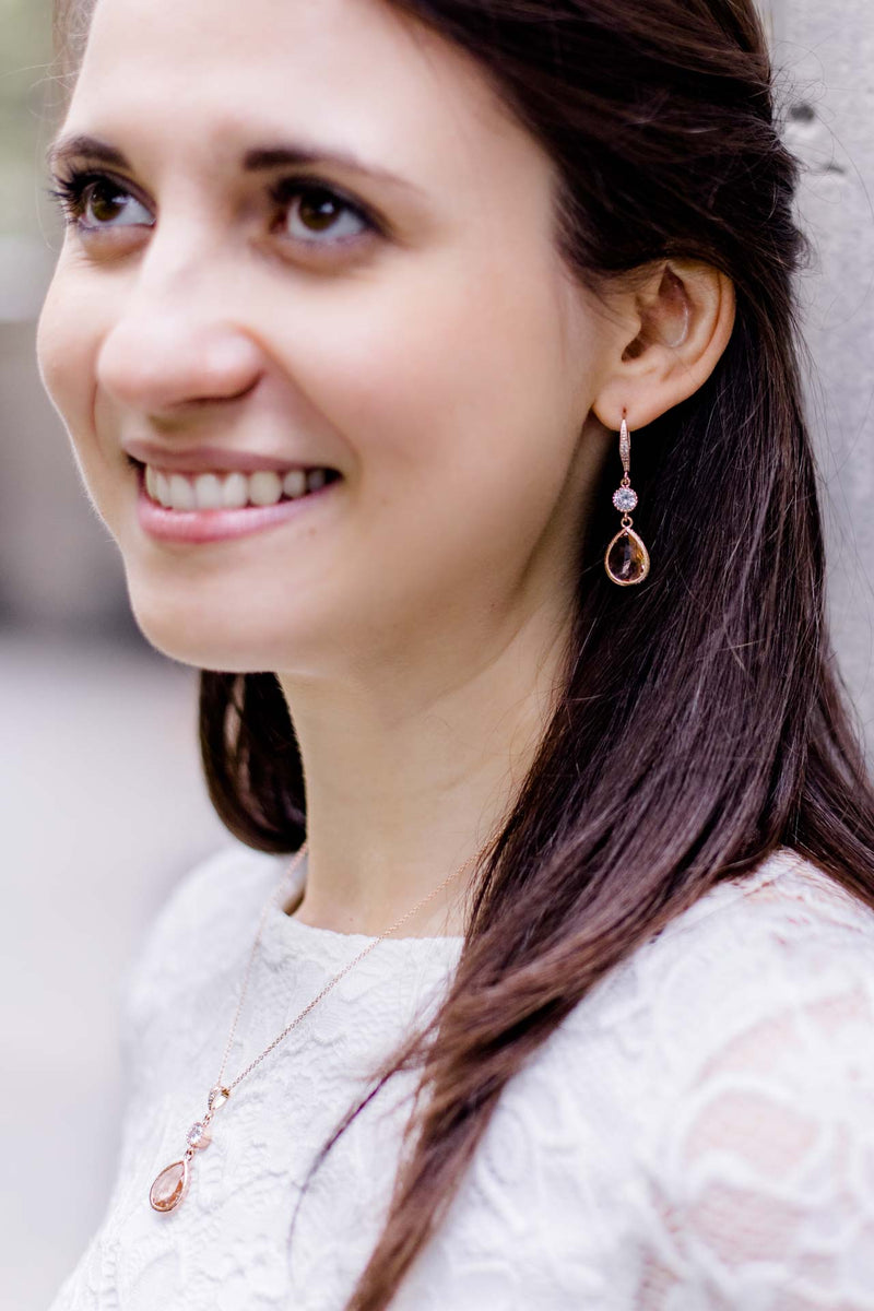 Kette Bari rosevergoldet Pfirsich - Catalea - Schlichter Schmuck - Minimalistischer Schmuck - Modeschmuck