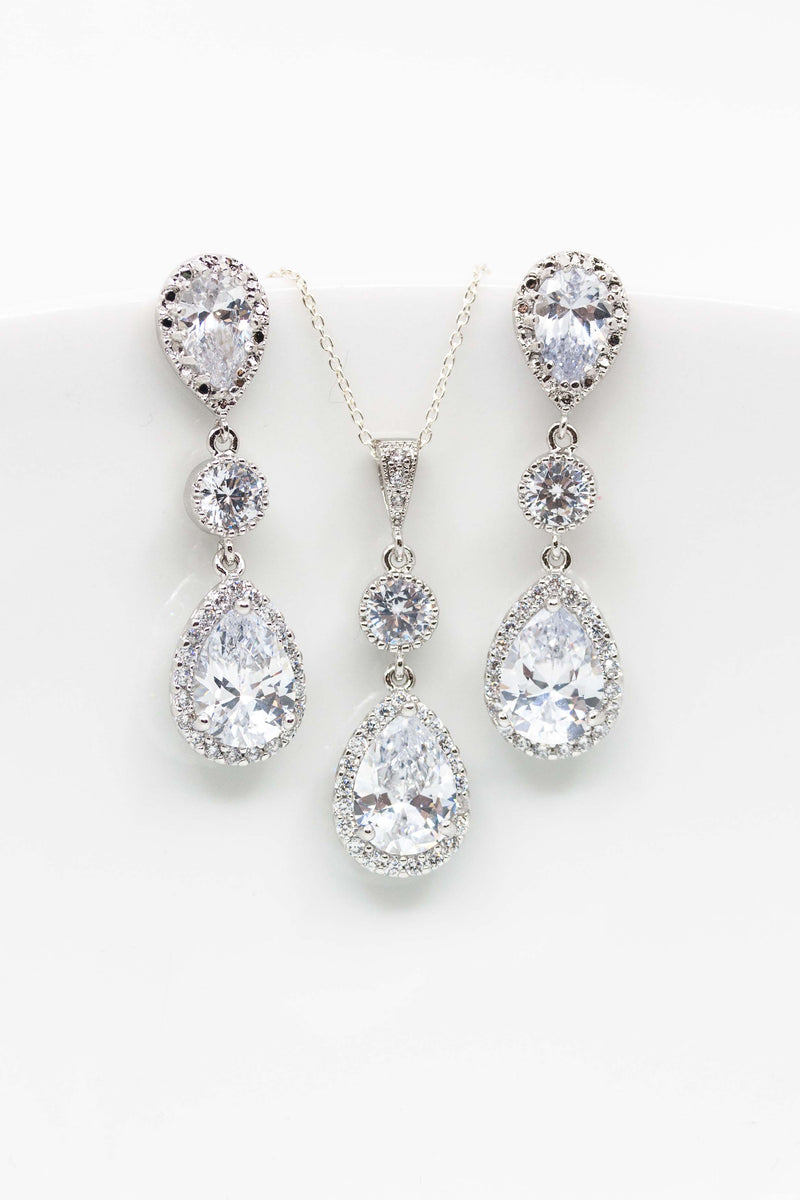 Set Aurora Silber - Catalea - Schlichter Schmuck - Minimalistischer Schmuck - Modeschmuck