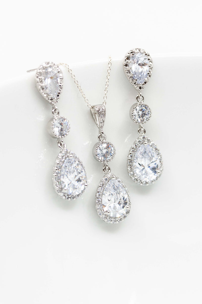 Set Aurora Silber - Catalea - Schlichter Schmuck - Minimalistischer Schmuck - Modeschmuck