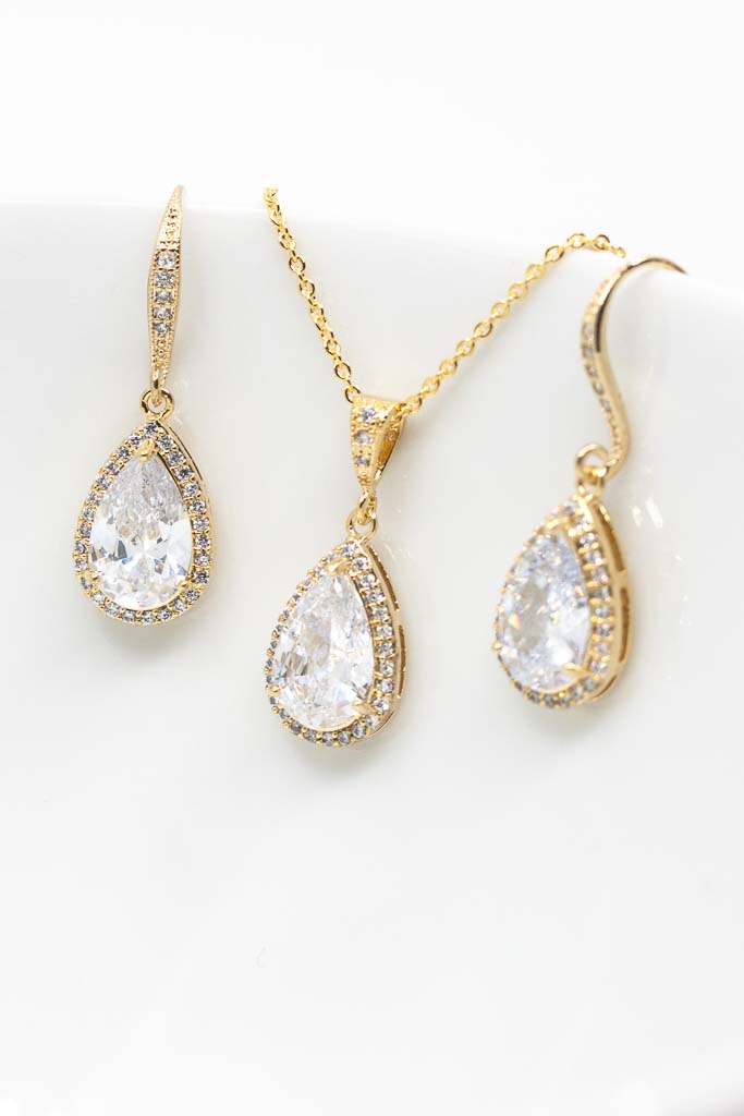 Set Lille vergoldet - Catalea - Schlichter Schmuck - Minimalistischer Schmuck - Modeschmuck