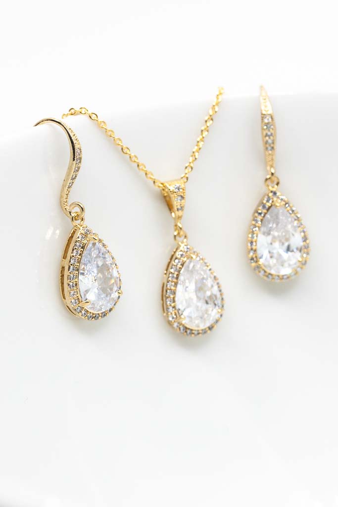 Set Lille vergoldet - Catalea - Schlichter Schmuck - Minimalistischer Schmuck - Modeschmuck