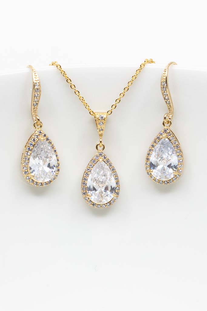 Set Lille vergoldet - Catalea - Schlichter Schmuck - Minimalistischer Schmuck - Modeschmuck